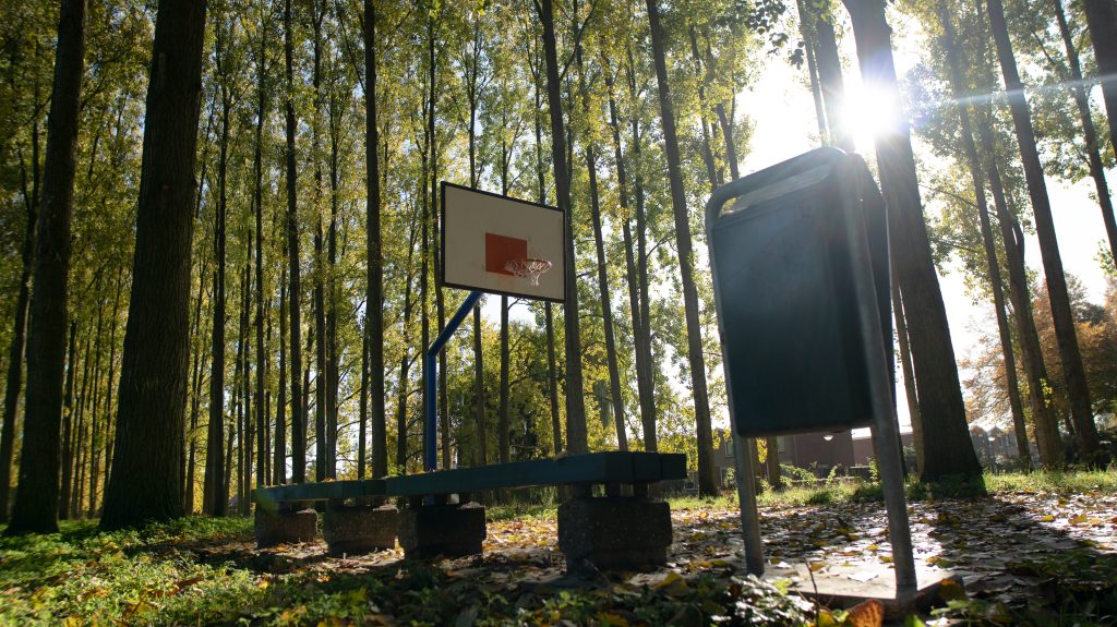 Public basketball court in Moerdijk