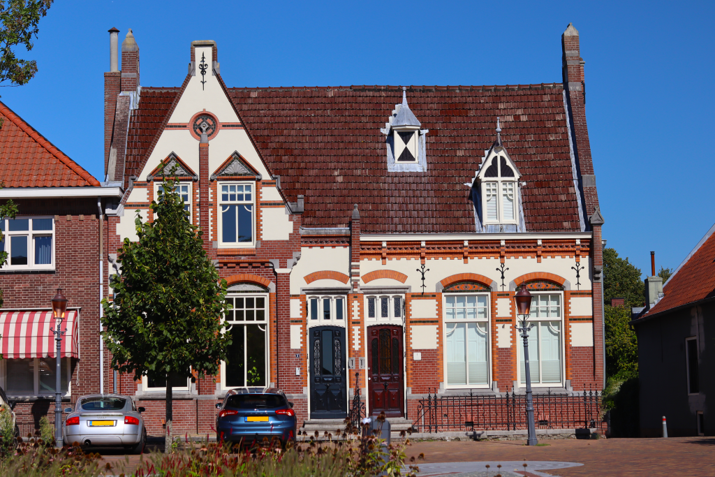 Old Art Nouveau house in Zevenbergen