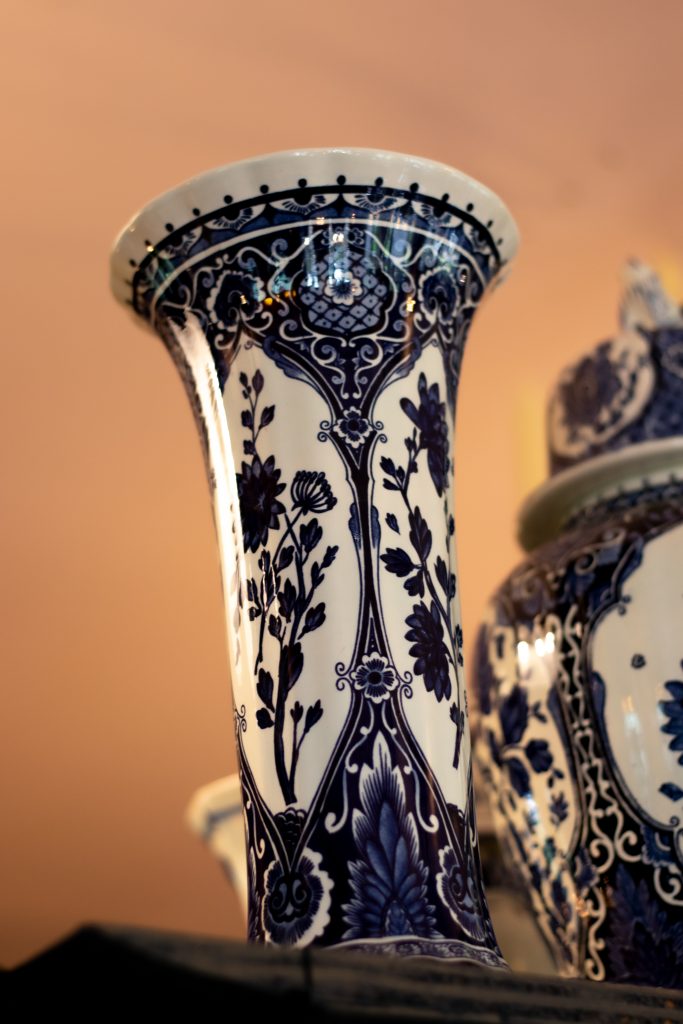 Blue vase from Delft