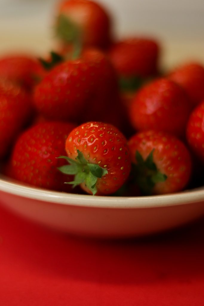 Strawberries in a bowl