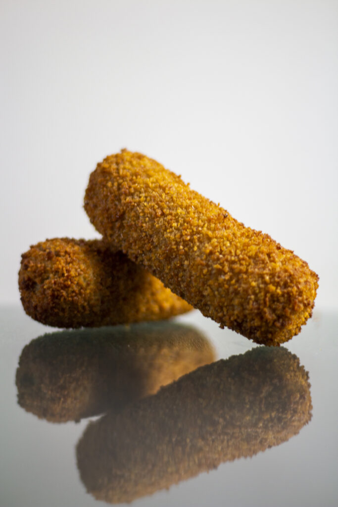 Croquettes with reflection