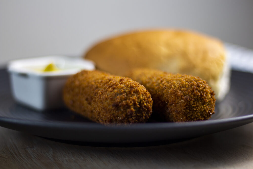Croquettes with a bun
