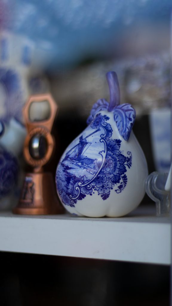 Delfs blauw vase