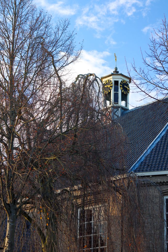 Clock tower in Klundert