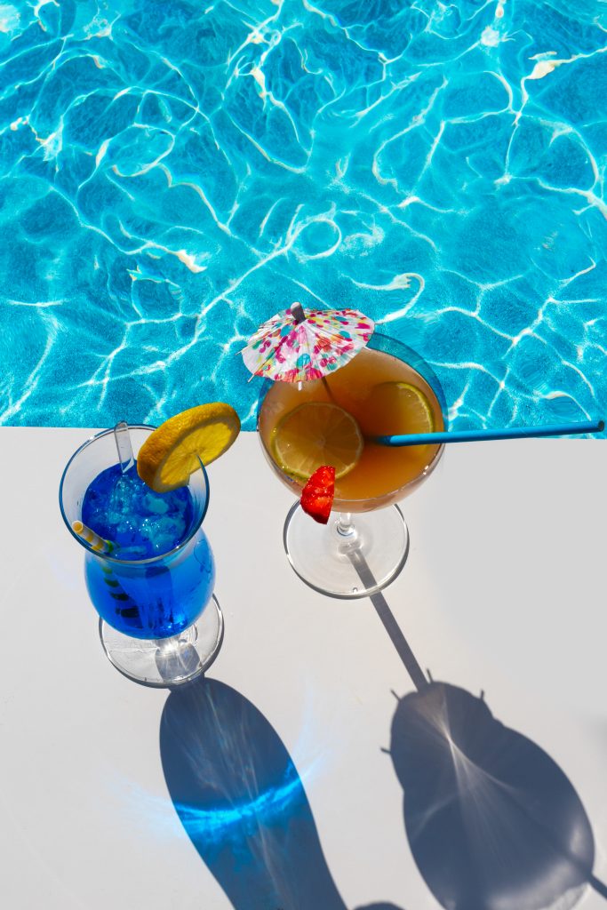 Cocktail near pool