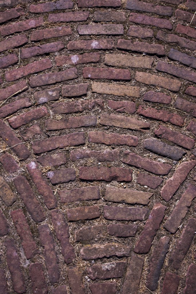 Old Dutch ornamental traditional pavement