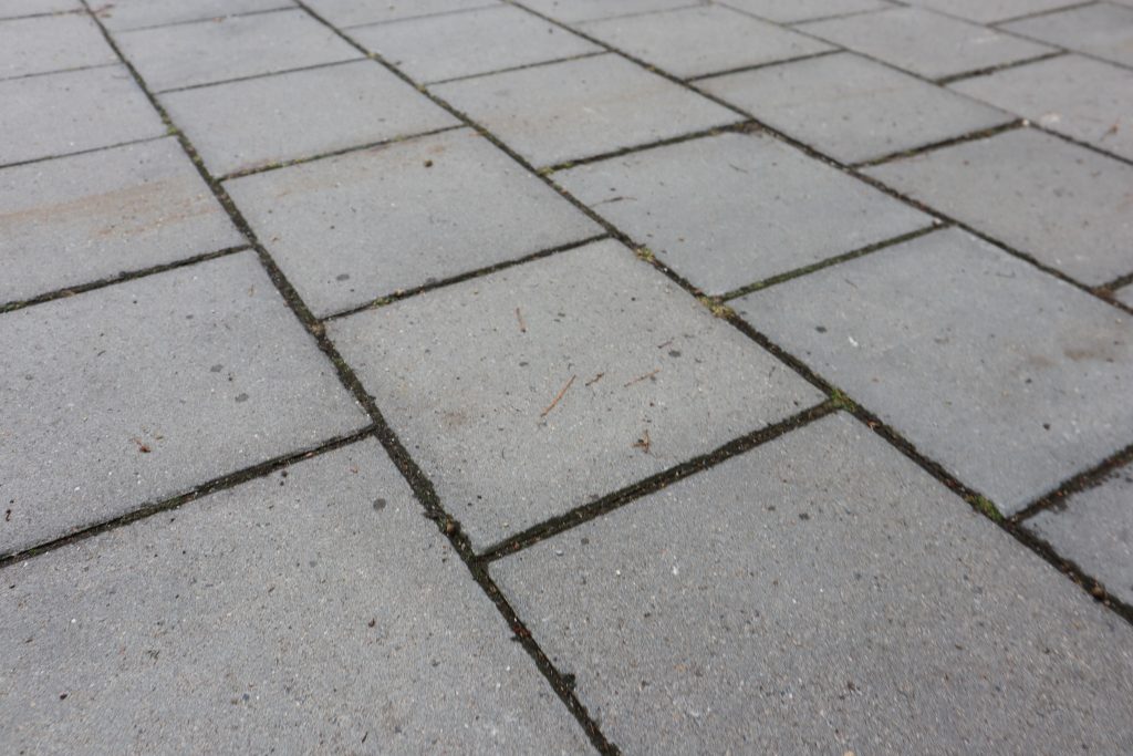 Concrete pavement tiles