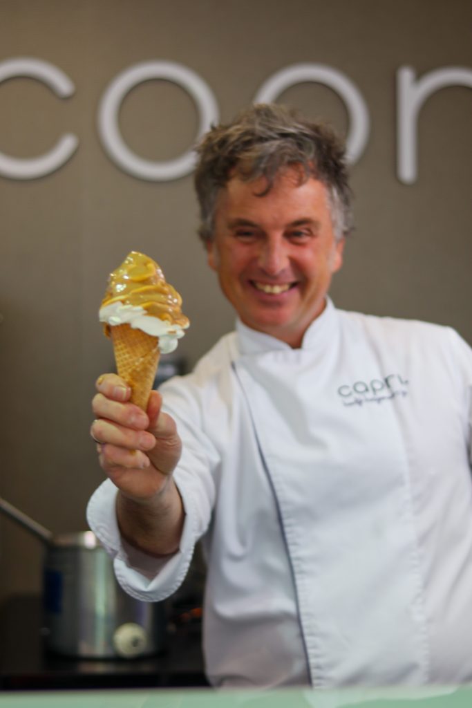 Dutch icecream maker shows cone